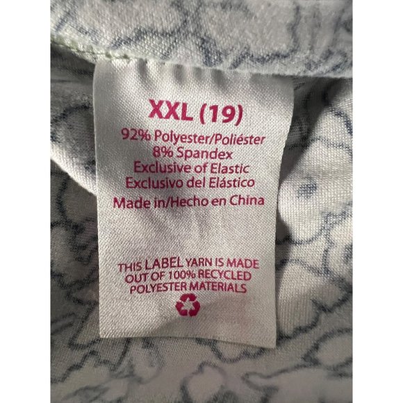 No Boundaries Summer Baby ddoll XXL Dress Green White Floral Mini Sleeveless - Picture 12 of 16